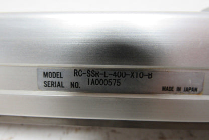 Intelligent Actuator RC-SSR-L-400-A10-B Belt Drive Linear Actuator 400mm Travel