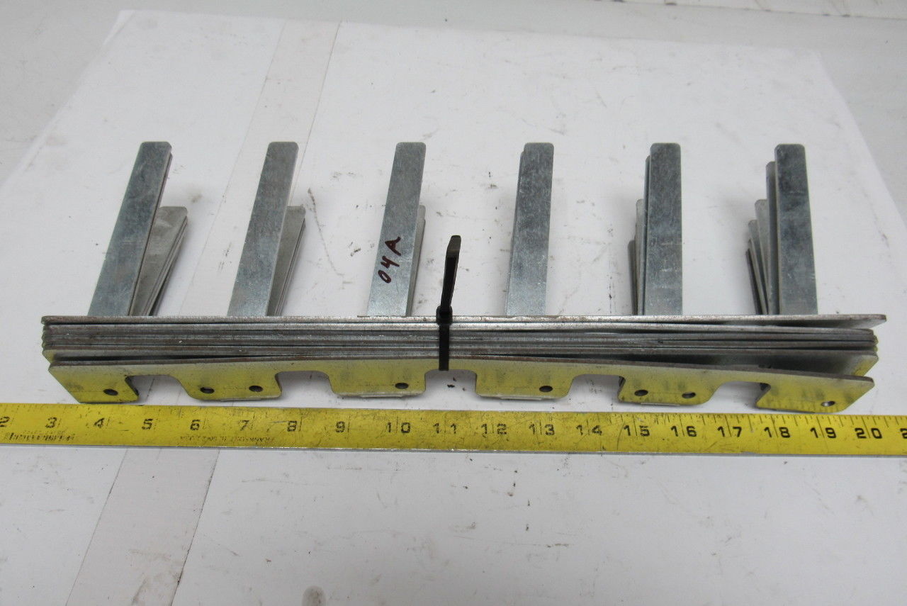 Roach 04A Live Roller Conveyor Finger Guard Strip Lot Of 6