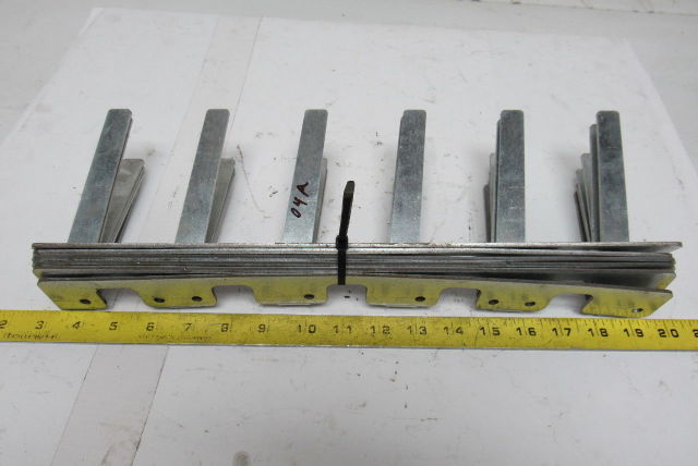 Roach 04A Live Roller Conveyor Finger Guard Strip Lot Of 6