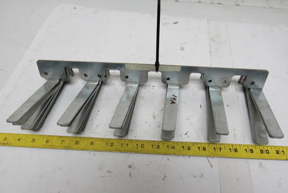 Roach 04A Live Roller Conveyor Finger Guard Strip Lot Of 6