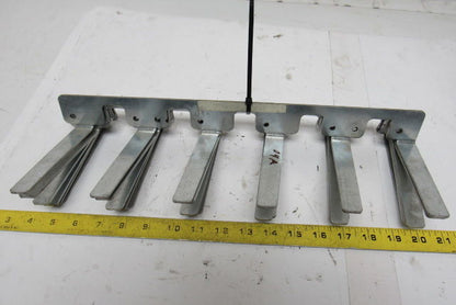 Roach 04A Live Roller Conveyor Finger Guard Strip Lot Of 6