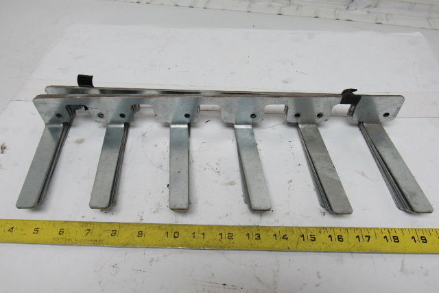 Roach 04B Live Roller Conveyor Finger Guard Strip Lot Of 5