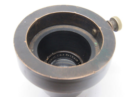 Laack Rathenow Pololyt 1:6.3 F=13.5cm Heavy Vintage Instrument Lens Lot Of 2
