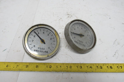 Timing Belt Driven Feed Pressure Variation Gauge Lot Of 2