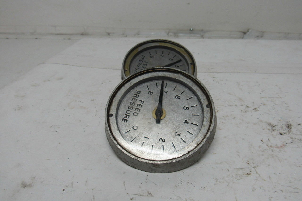 Timing Belt Driven Feed Pressure Variation Gauge Lot Of 2