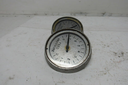 Timing Belt Driven Feed Pressure Variation Gauge Lot Of 2