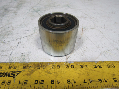 3" Crowned Face 2-5/16" W 1" Hex Bore Conveyor End Roller