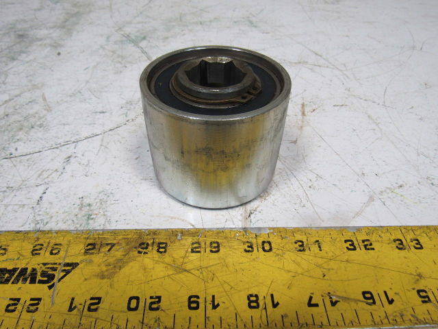 3" Crowned Face 2-5/16" W 1" Hex Bore Conveyor End Roller
