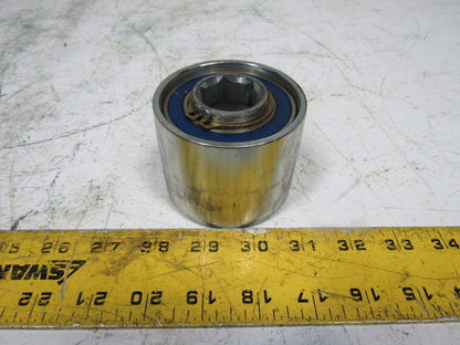 3" Crowned Face 2-5/16" W 1" Hex Bore Conveyor End Roller