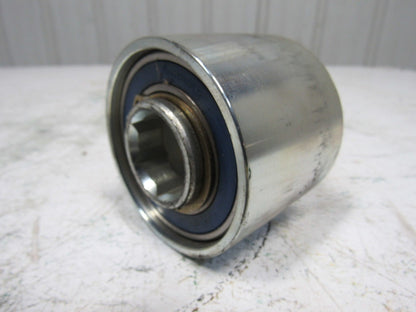 3" Crowned Face 2-5/16" W 1" Hex Bore Conveyor End Roller