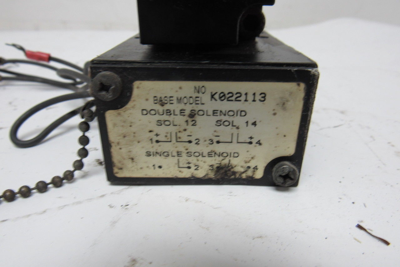 Continental VSD08M-3A-G3B-60L-A Hydraulic Solenoid Directional Valve