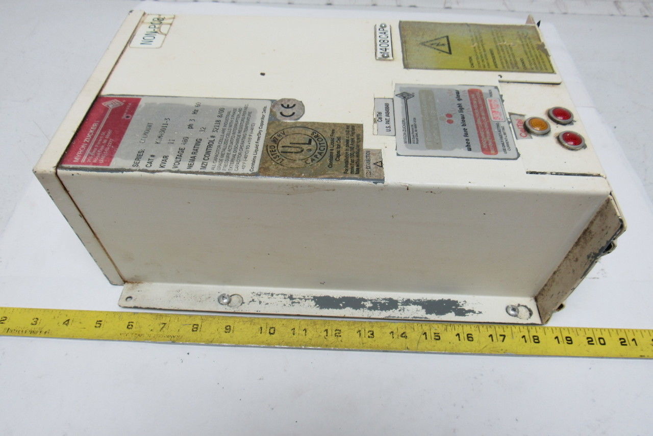 Myron Zucker KIM43011-3 Calmount Capacitor 11KVAR 480V 3Ph