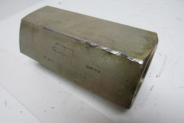 Flutec RV-40-01.1/0 Size 40 Hydraulic Check Valve 5000PSI