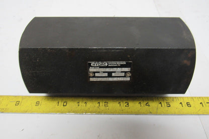 Hydac RV-40-01.X/12 Size 40 Hydraulic Check Valve 5000PSI