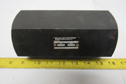 Hydac RV-40-01.X/12 Size 40 Hydraulic Check Valve 5000PSI