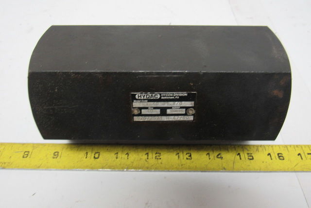 Hydac RV-40-01.X/12 Size 40 Hydraulic Check Valve 5000PSI