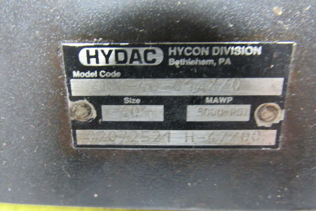 Hydac RV-40-01.X/12 Size 40 Hydraulic Check Valve 5000PSI
