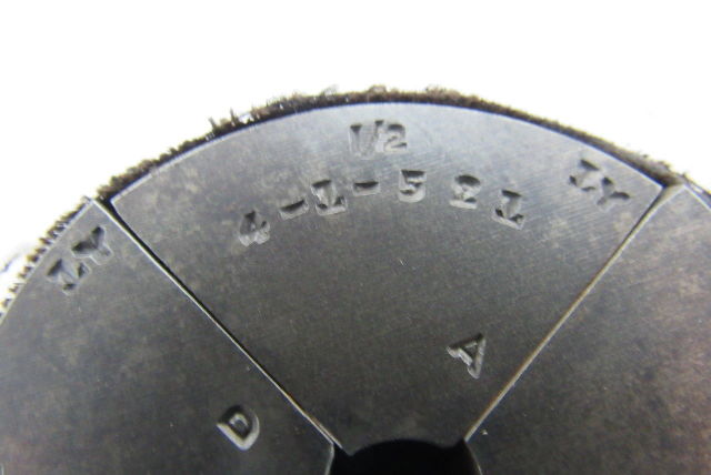 4-1-521 1/2" Machinists Round Collet Pad Set