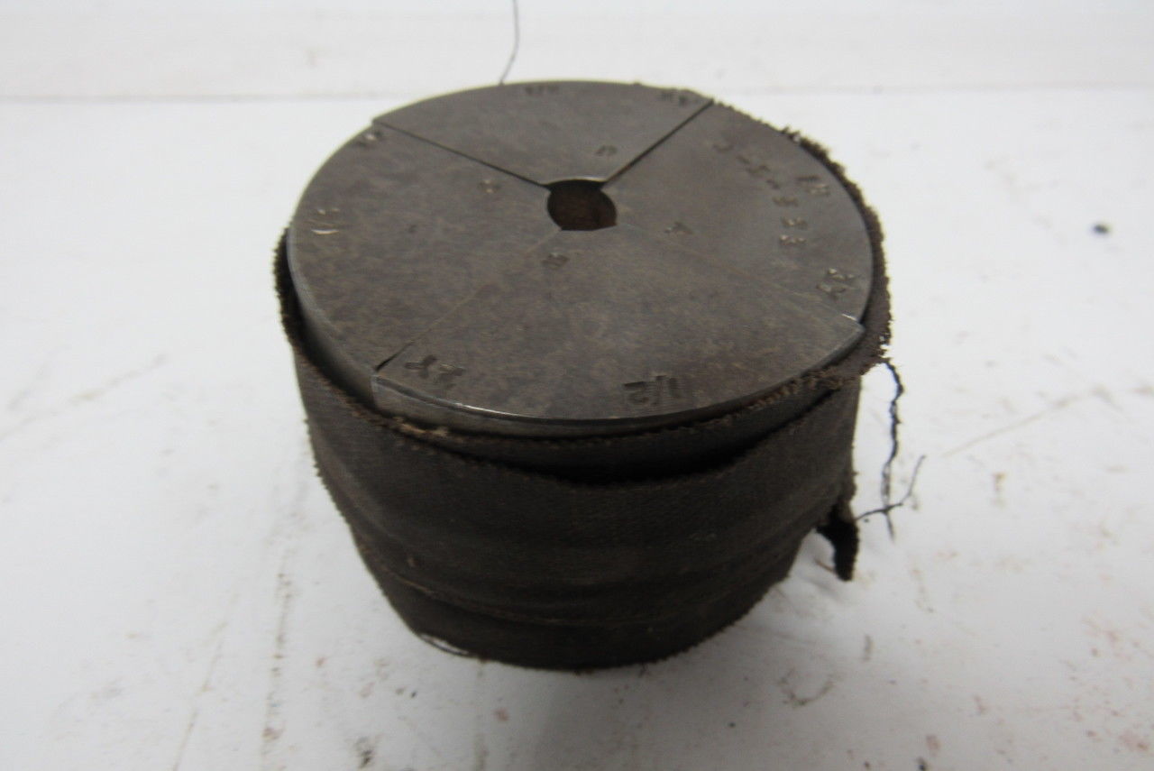 4-1-521 1/2" Machinists Round Collet Pad Set