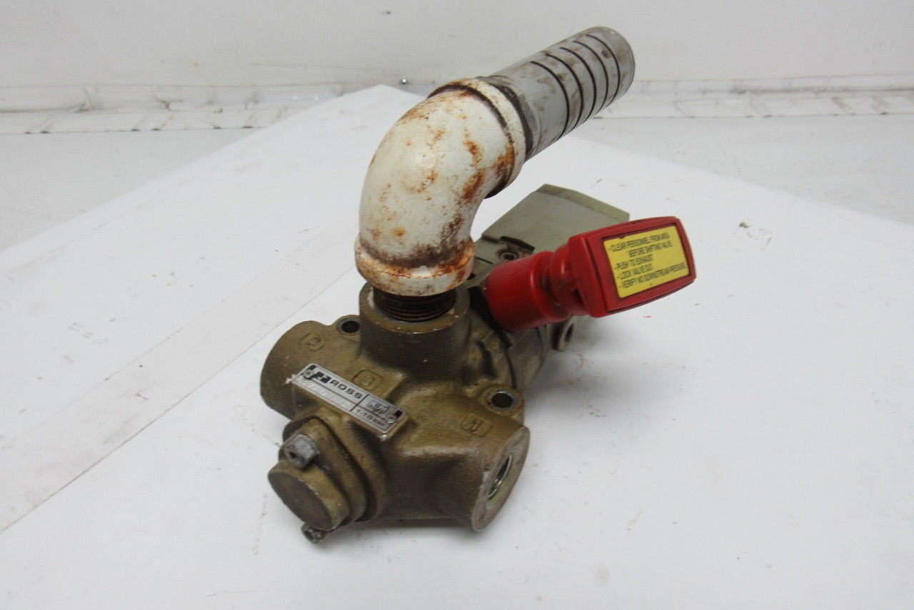 Ross D2773A4842 Solenoid Lock out Valve 24VDC 14Va 3/8" Ports