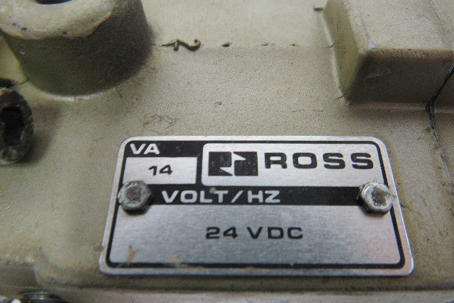 Ross D2773A6832 Solenoid Lock out Valve 24VDC 14Va 1" Ports