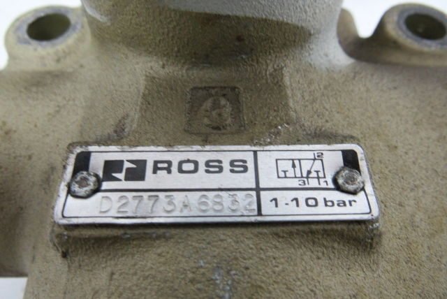 Ross D2773A6832 Solenoid Lock out Valve 24VDC 14Va 1" Ports