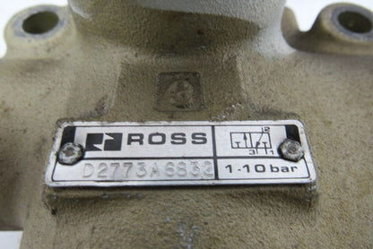 Ross D2773A6832 Solenoid Lock out Valve 24VDC 14Va 1" Ports