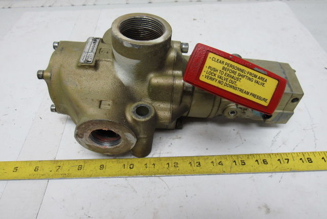 Ross D2773A6832 Solenoid Lock out Valve 24VDC 14Va 1" Ports