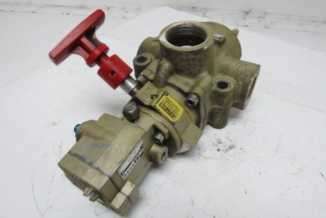 Ross D2773A6832 Solenoid Lock out Valve 24VDC 14Va 1" Ports
