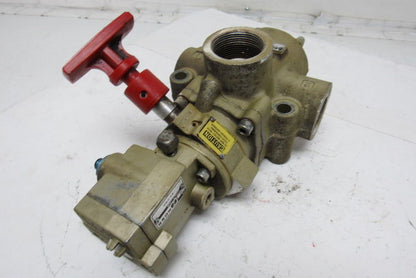 Ross D2773A6832 Solenoid Lock out Valve 24VDC 14Va 1" Ports
