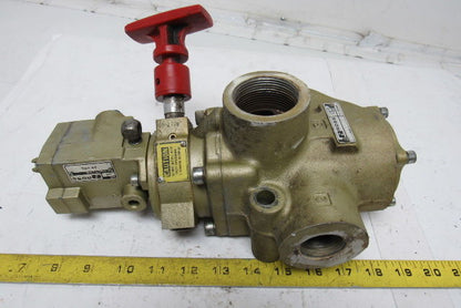 Ross D2773A6832 Solenoid Lock out Valve 24VDC 14Va 1" Ports