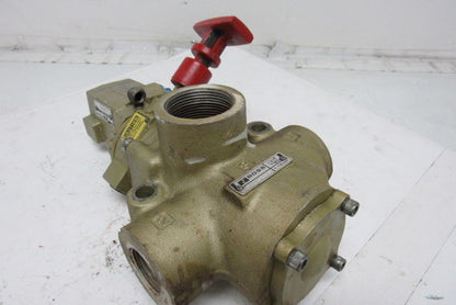 Ross D2773A6832 Solenoid Lock out Valve 24VDC 14Va 1" Ports