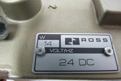 Ross D2773A7962 Solenoid Lock out Valve 24VDC 14Va 1-1/4" Ports