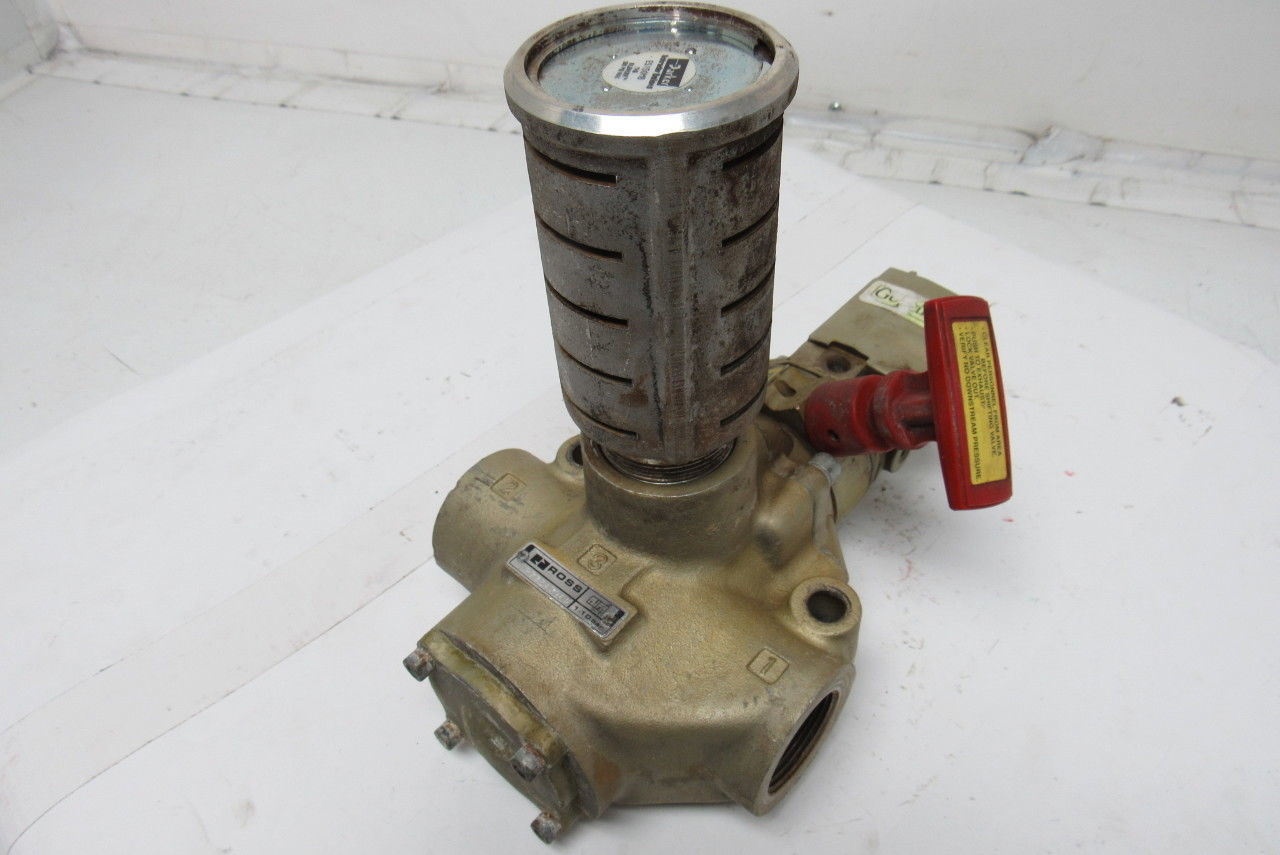 Ross D2773A7962 Solenoid Lock out Valve 24VDC 14Va 1-1/4" Ports