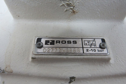 Ross D2783A8986 Solenoid Pilot Valve w/Manual Lock Out Air Dump 24VDC 1-1/2" NPT