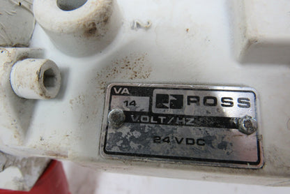 Ross D2783A8986 Solenoid Pilot Valve w/Manual Lock Out Air Dump 24VDC 1-1/2" NPT