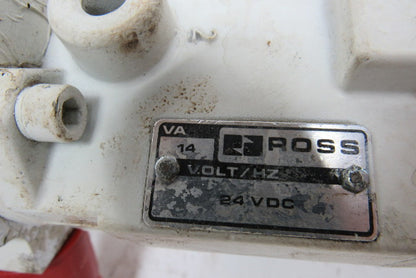 Ross D2783A8986 Solenoid Pilot Valve w/Manual Lock Out Air Dump 24VDC 1-1/2" NPT