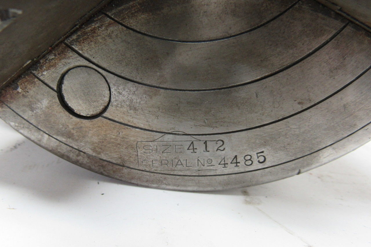Foster Size 412 6-1/2" Wrenchless 3 Jaw Chuck 2"-6 Threaded Nose