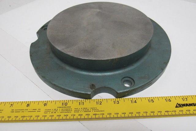 11-7/16" OD Solid Aluminum Machinable Plate 8" Raised Nose See Info
