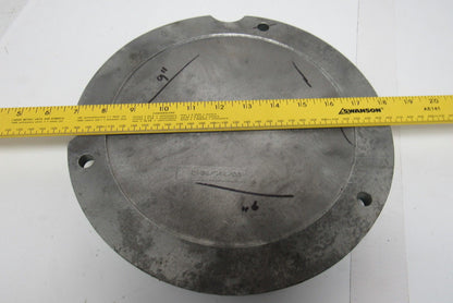 11-7/16" OD Solid Aluminum Machinable Plate 8" Raised Nose See Info