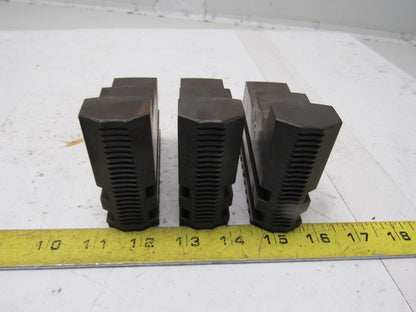 Self Centering Spiral Chuck Hardened 3 Jaw Double Groove Lot Of 3