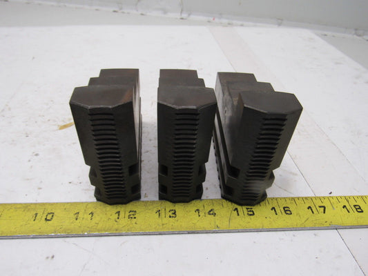 Self Centering Spiral Chuck Hardened 3 Jaw Double Groove Lot Of 3