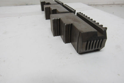 #30 Self Centering Spiral Chuck Jaws Hardened 3" x 4" x 1-1/2" Lot Of 3