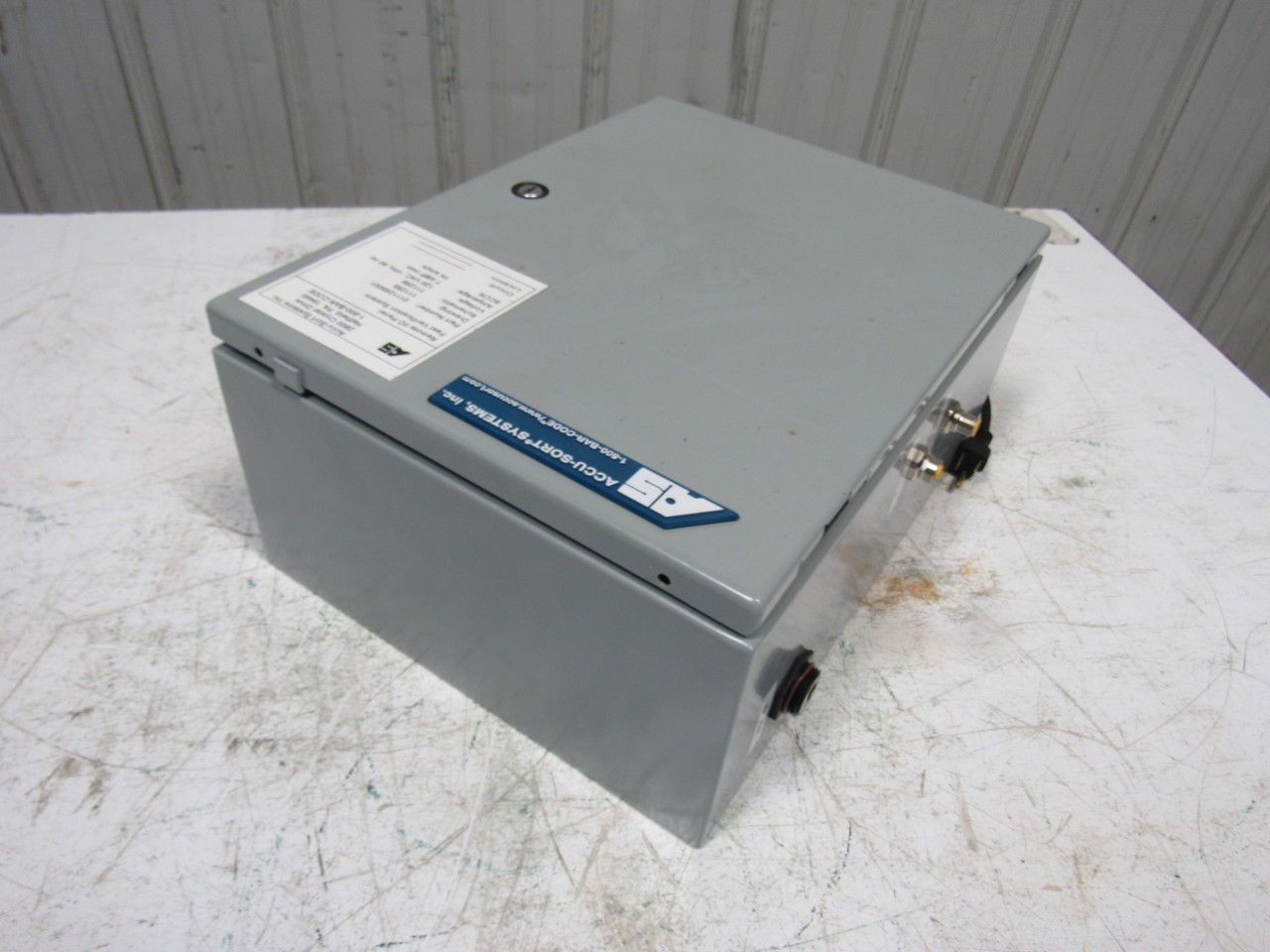 Accu-Sort 0111255001 120V 1Ph 60Hz Barcode Remote I/O Panel Verification System