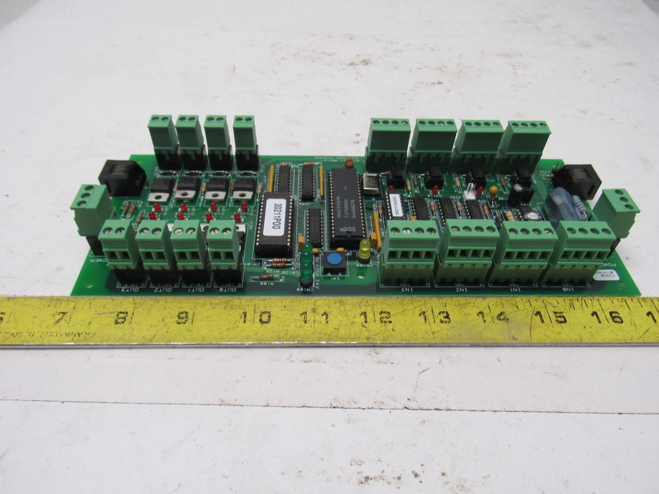 Accu-Sort 100009306 Rev F2 Barcode Remote I/O Panel Verification System PC Board