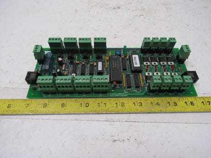 Accu-Sort 100009306 Rev F2 Barcode Remote I/O Panel Verification System PC Board