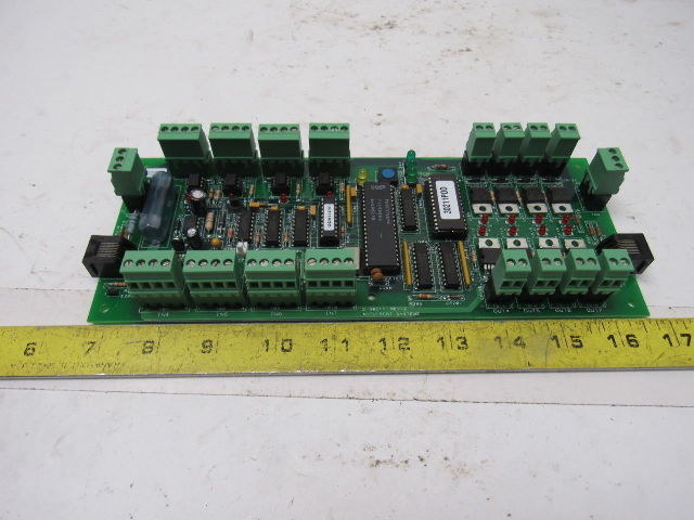 Accu-Sort 100009306 Rev F2 Barcode Remote I/O Panel Verification System PC Board