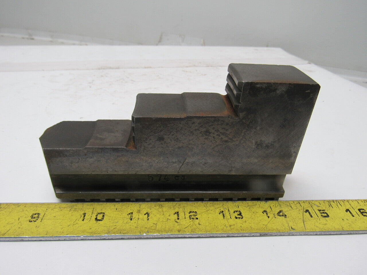 574 Self Centering Spiral Chuck Jaws Hardened 3" x 5-1/2" x 1-1/4" Lot Of 3