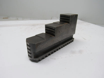 574 Self Centering Spiral Chuck Jaws Hardened 3" x 5-1/2" x 1-1/4" Lot Of 3