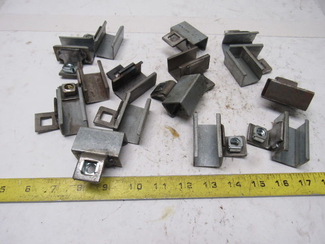 Fenner Drive 1" x 3/4" Rail Mount C-Channel Trackstar Bracket W/ Nuts Lot Of 15